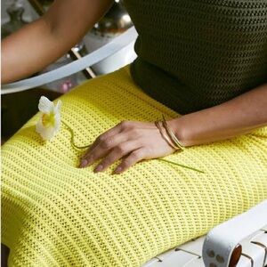 Everlane Crochet Midi Skirt